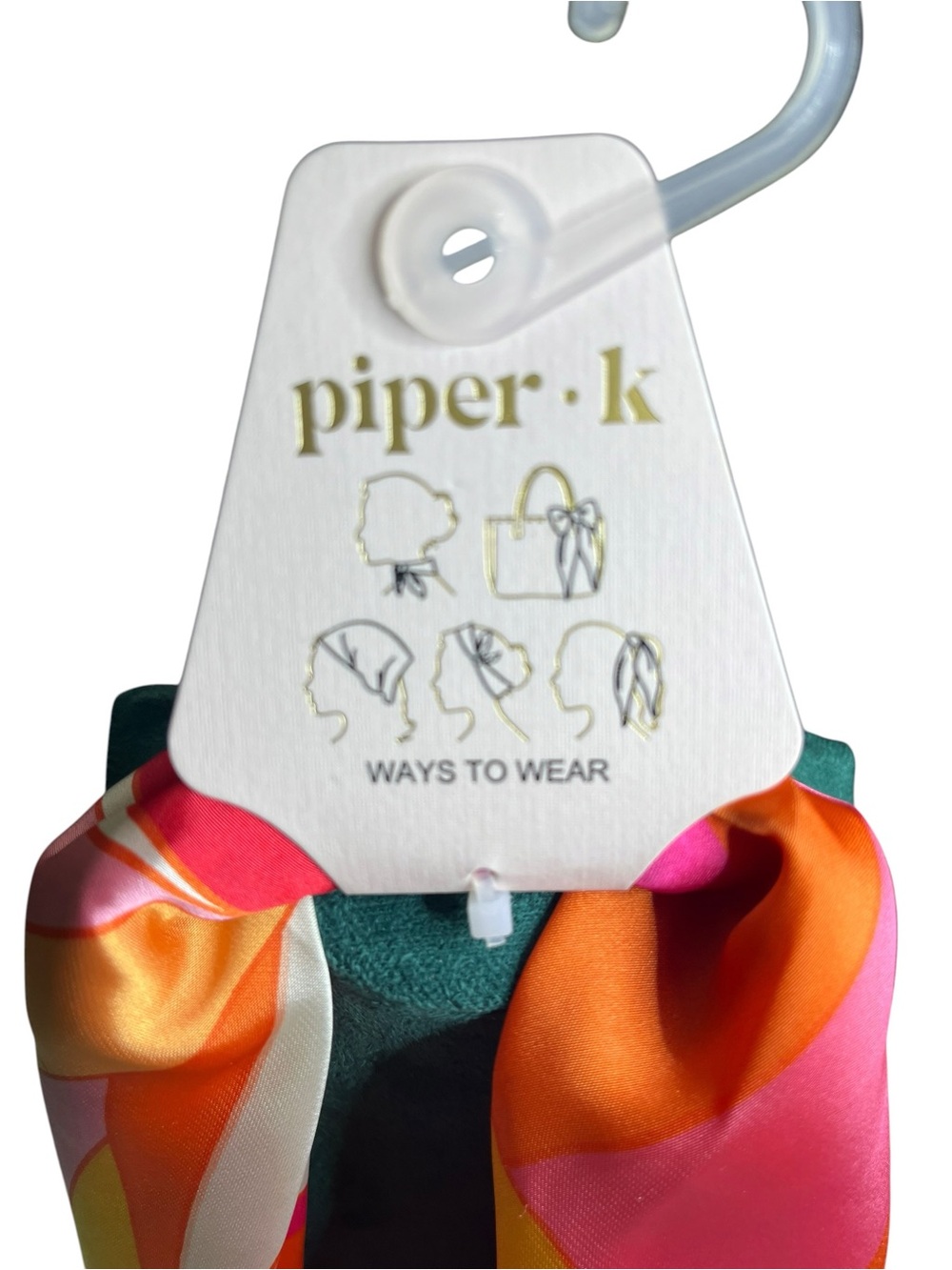 3 piper•k new Printed Scarves - set of 3 - Picture 6 of 10